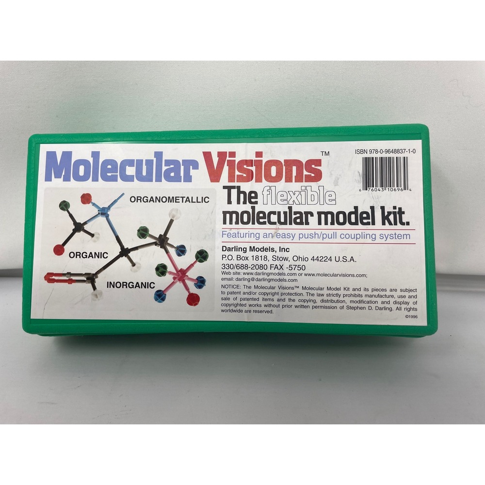 Molecular Visions Flexible Molecular Model Kit Organic Inorganic Chemistry - Picture 9 of 9